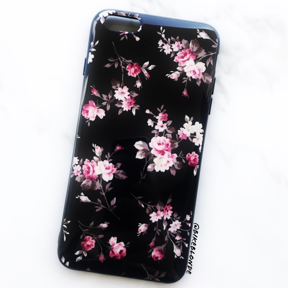 Accessories - NEW iPhone 6/6s/6+/6s+ Glossy Floral Soft Case